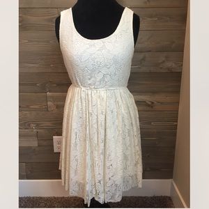 White Lace Sun Dress